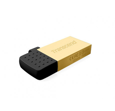 USB флеш-карта Transcend 16GB JETFLASH 380 OTG (Gold) Transcend - krselo-experts.ru – фото 1