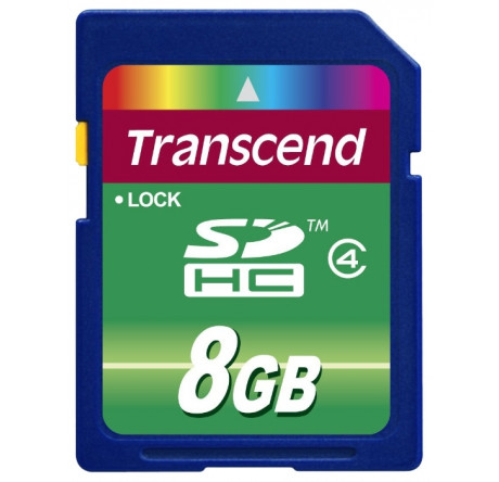 Карта памяти SDHC Transcend 8GB (TS8GSDHC4) Transcend - krselo-experts.ru – фото 2