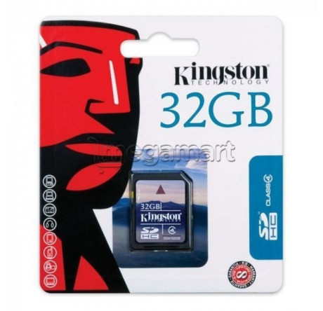 Карта памяти SDHC Kingston 32GB (SD4/32GB) Kingston - krselo-experts.ru – фото 1