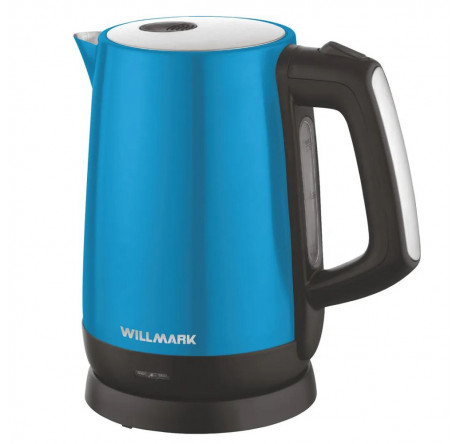 Электрочайник Willmark WEK-1758S голубой  WILLMARK - krselo-experts.ru – фото 1