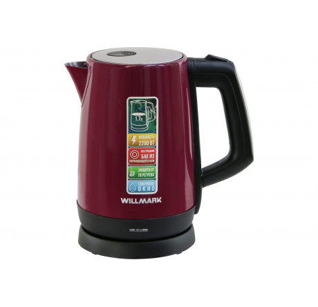 Электрочайник Willmark WEK-1758S фиолетовый WILLMARK - krselo-experts.ru – фото 1