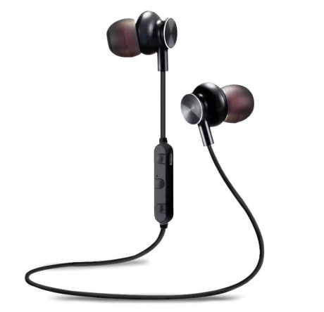 Наушники More choice Bluetooth вакуумные с шейным шнурком BG6 MORE CHOICE - krselo-experts.ru – фото 1