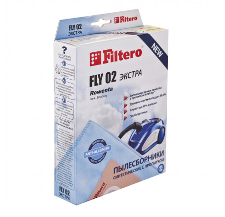 Пылесборники Filtero FLY 02 (4) Экстра Filtero - krselo-experts.ru – фото 2