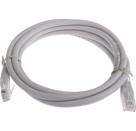 Cablexpert PP10-2M медный UTP кат.5e, 2м, разъем RJ-45 серый Патч-корд  CABLEXPERT - krselo-experts.ru – фото 1