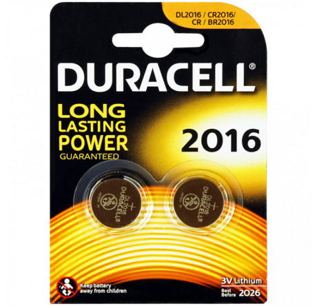 Duracell CR2016-2BL Батарейки  Duracell - krselo-experts.ru – фото 1