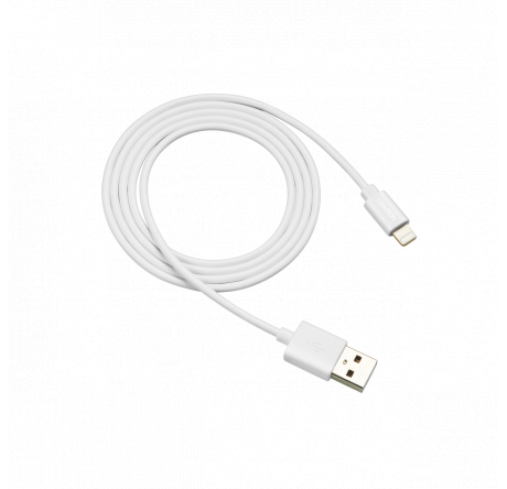 Canyon CNS-MFICAB01W Ultra-compact MFI Cable, certified by Apple, 1M length, 2.8mm , Whi Кабель USB  CANYON - krselo-experts.ru – фото 1