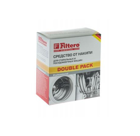 Filtero Double Pack арт 611 Средство от накипи д/ПММ и СМ  Filtero - krselo-experts.ru – фото 1