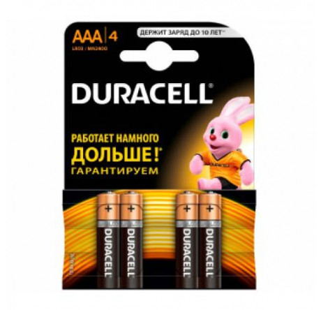 Duracell LR03-4BL BASIC Элемент питания  Duracell - krselo-experts.ru – фото 1