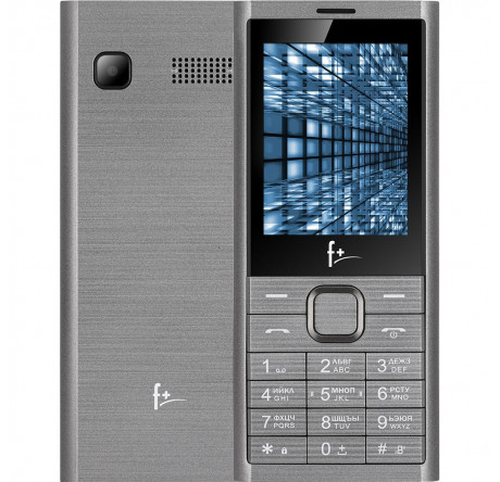 Мобильный телефон F+ B280 серый F+ - krselo-experts.ru – фото 1