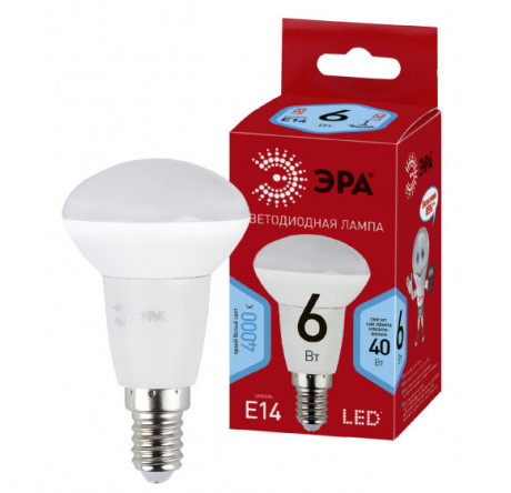 ECO LED R50-6W-840-E14 ЭРА ЭРА - krselo-experts.ru – фото 1