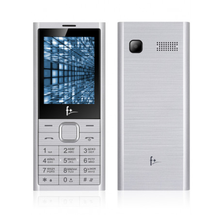 Мобильный телефон F+ B280 Silver F+ - krselo-experts.ru – фото 1