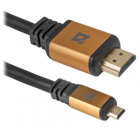 Defender Professional HDMI-microHDMI 1.8м (87461) Кабель Defender - krselo-experts.ru – фото 1