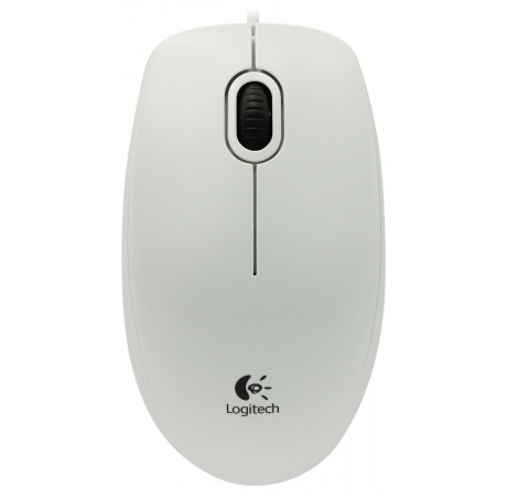 Мышь Logitech B100 Optical Mouse white USB OEM Logitech - krselo-experts.ru – фото 1