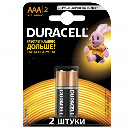 Duracell LR03-2BL BASIC Элемент питания  Duracell - krselo-experts.ru – фото 1