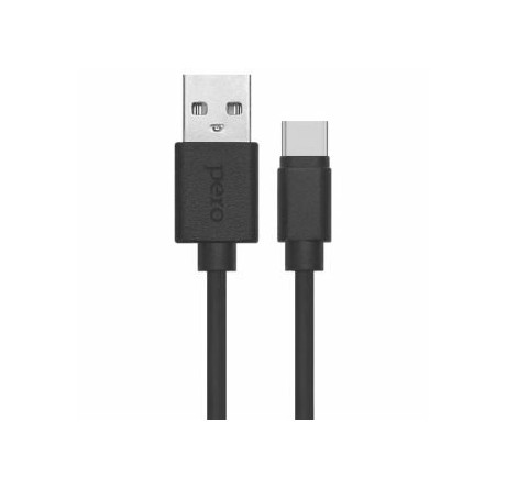 PERO DC-03 Type-C, 3А, 1м, черный Fast Charge Дата-кабель  PERO - krselo-experts.ru – фото 1