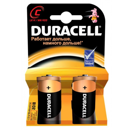 Duracell LR14-2BL (блистер) 2шт Батарея Duracell - krselo-experts.ru – фото 1