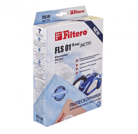 Пылесборник Filtero FLS 01 (S-bag) (4) ЭКСТРА Filtero - krselo-experts.ru – фото 1