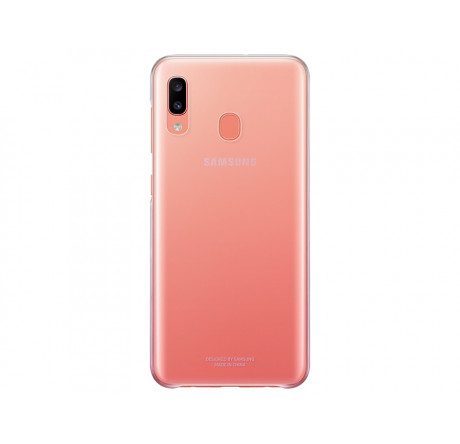 Samsung для Samsung Galaxy A20 Gradation Cover розовый (EF-AA205CPEGRU) Чехол (клип-кейс)  Samsung - krselo-experts.ru – фото 1