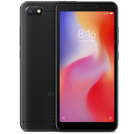 Смартфон Xiaomi Redmi 6 Black (M1804C3DG), 5.45'' 18:9 1440x720, Xiaomi - krselo-experts.ru – фото 1