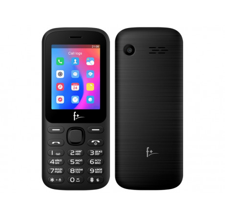 Мобильный телефон F+ F257 черный F+ - krselo-experts.ru – фото 1