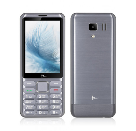 Мобильный телефон F+ S350 Light Grey F+ - krselo-experts.ru – фото 1