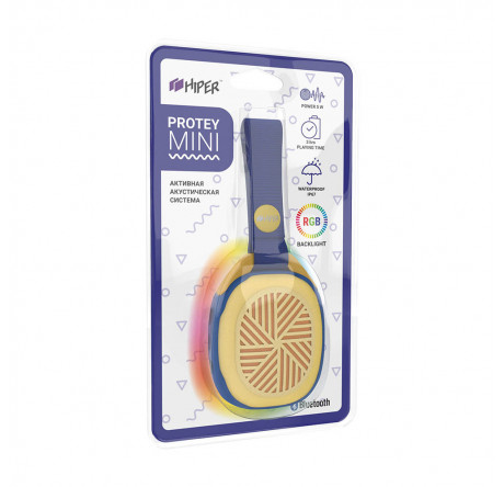 Hiper Protey Mini Blue H-OM1, 5 ВТ,130 Гц - 18 кГц,600 мАч, BT 4 Hiper - krselo-experts.ru – фото 1