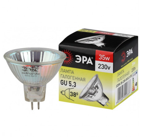 GU5.3-JCDR (MR16) -35W-230V-CL ЭРА ЭРА - krselo-experts.ru – фото 1