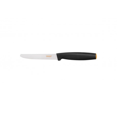Fiskars 1014208 [FF Softgrip; 12см; нерж.; тверд. 53ед.] Нож кух. д/томатов  Fiskars - krselo-experts.ru – фото 1