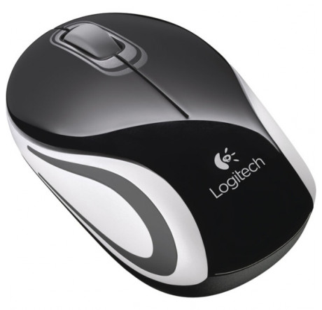Мышь Logitech Wireless Mini Mouse M187, Black Logitech - krselo-experts.ru – фото 1