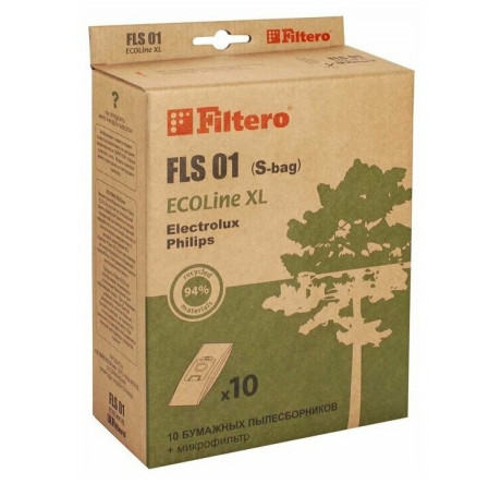 Пылесборник Filtero FLS 01 (S-bag) (10+) XL ECOLine Filtero - krselo-experts.ru – фото 1