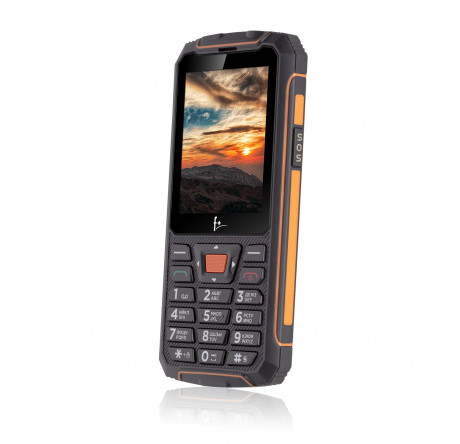 Мобильный телефон F+ R280 Black-orange F+ - krselo-experts.ru – фото 1