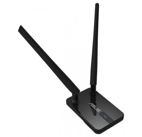 ASUS USB-N14 Wireless N USB Adapter (RTL) (802.11n/g/b, 300Mbps, 2x5dBi) Адаптер беспроводной Asus - krselo-experts.ru – фото 1