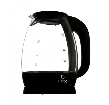 Lex LX3002-1 черный Электрочайник  LEX - krselo-experts.ru – фото 1