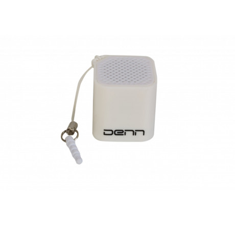 DENN DBS112 с микрофоном и встроенным аккумулятором. Мощность 2W. Белая Беспроводная аудио колонка  Denn - krselo-experts.ru – фото 1