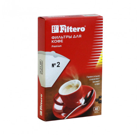 Фильтры для кофе Filtero №2/80, коричневые Filtero - krselo-experts.ru – фото 1