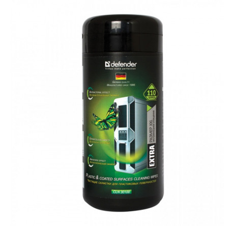Defender CLN 30100 Pro 110 шт,туба, термобонд для поверхностей Салфетки  Defender - krselo-experts.ru – фото 1