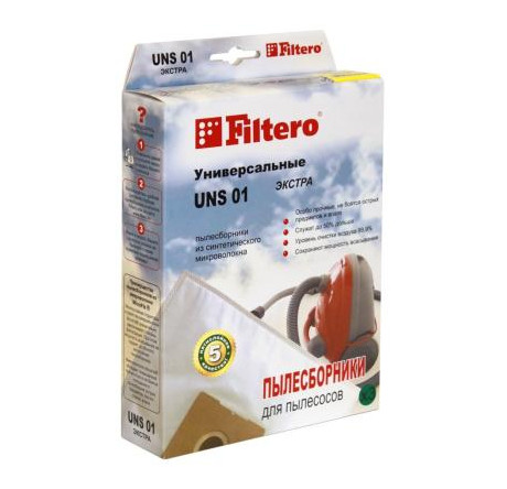 Пылесборник Filtero UNS 01 (3) Экстра Filtero - krselo-experts.ru – фото 1