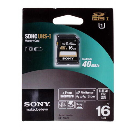 Карта памяти Sony SDHC 16 Gb Class 10  Sony - krselo-experts.ru – фото 1