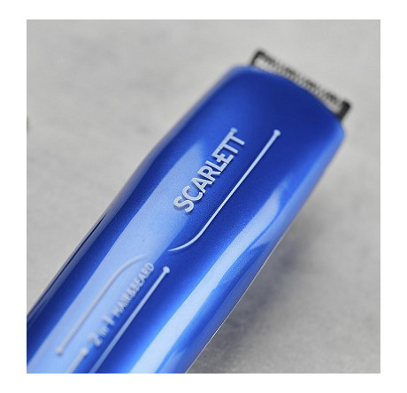 Scarlett SC-HC63C57 синий Машинка для стрижки аккумулятор сеть Scarlett - krselo-experts.ru – фото 1