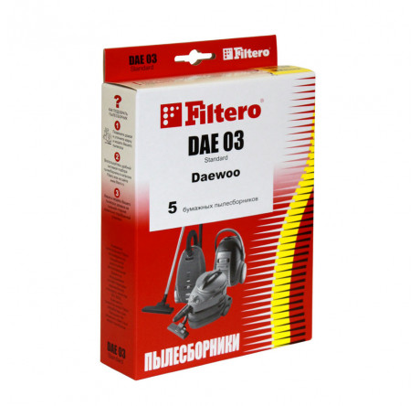 Пылесборник Filtero DAE 03 (5) Standard Filtero - krselo-experts.ru – фото 1