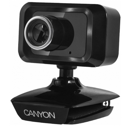 Canyon CNE-CWC1USB Enhanced 1.3,2.0 connector, viewing angle 40°, cable length 2.0m, Blac Веб-камера CANYON - krselo-experts.ru – фото 1