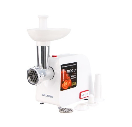 Мясорубка Willmark WMG-2043JW белый WILLMARK - krselo-experts.ru – фото 1
