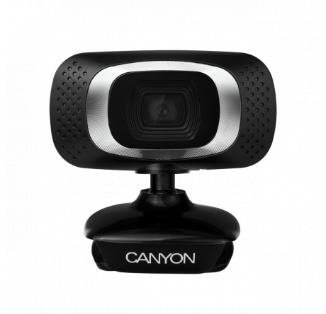 Canyon CNE-CWC3N 720P HD webcam with USB2.0. 360 градусов 1.0Mega pixels 1280*720 кабель 2 Вебкамера CANYON - krselo-experts.ru – фото 1